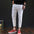 White Jeans Male Harem Pants Summer Ripped Jeans