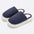 New Simple Pure Color Comfort Knitted Fabric Couple Latex Home Cotton Slippers