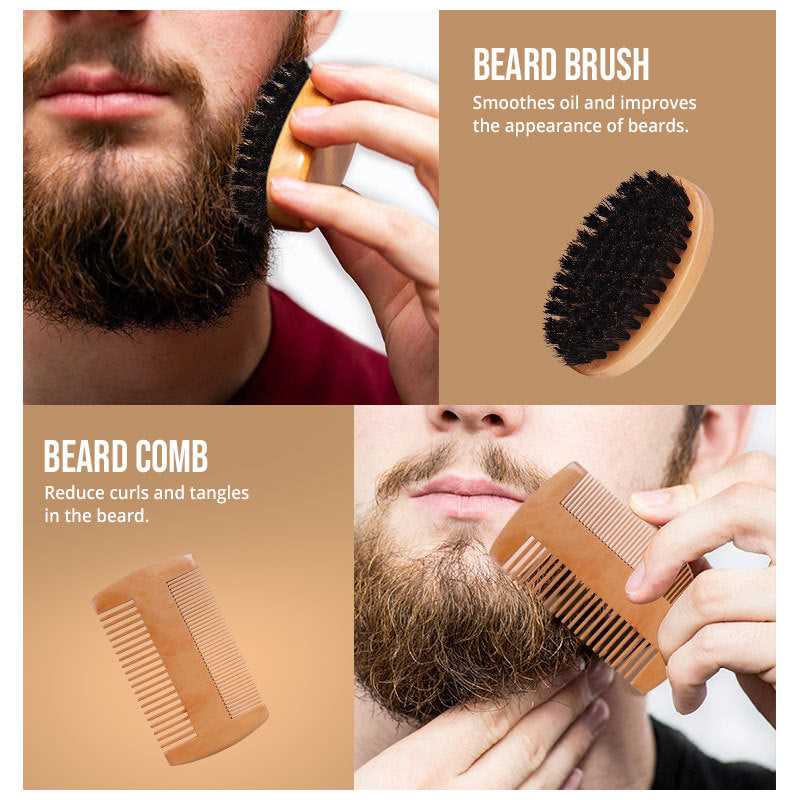 Beard Growth Kit For Men Hair Enhancer Thicker Mustache Grooming