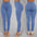 Aliexpress souhait Inovira explosion Leggings taille fine pantalon crayon extensible serré couleur bonbon jean