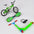 Dedo bicicleta dedo monopatín juguete conjunto bicicleta monopatín tabla de vitalidad Scooter