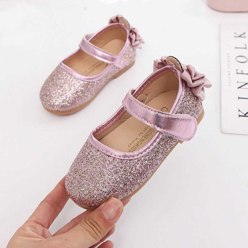 Baby girl leather shoes