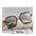 Ins Vintage gafas de sol de media montura de verano de gran tamaño gafas cuadradas de Metal Uv400 protector solar al aire libre mujeres gafas de sol de protección UV