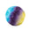 Boule à trous colorée, balle souple et rebondissante, Anti-chute, en forme de lune, poreuse, jouets d'intérieur pour enfants, balle élastique de conception ergonomique